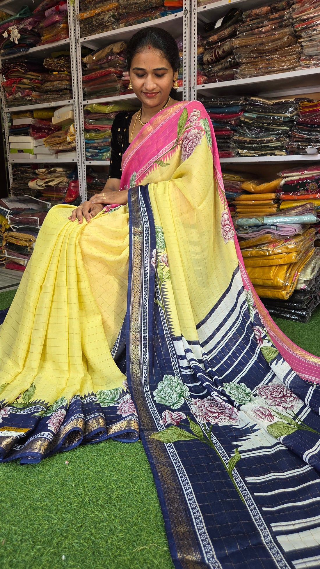 MRC37 premium Georget Saree/ GANGA