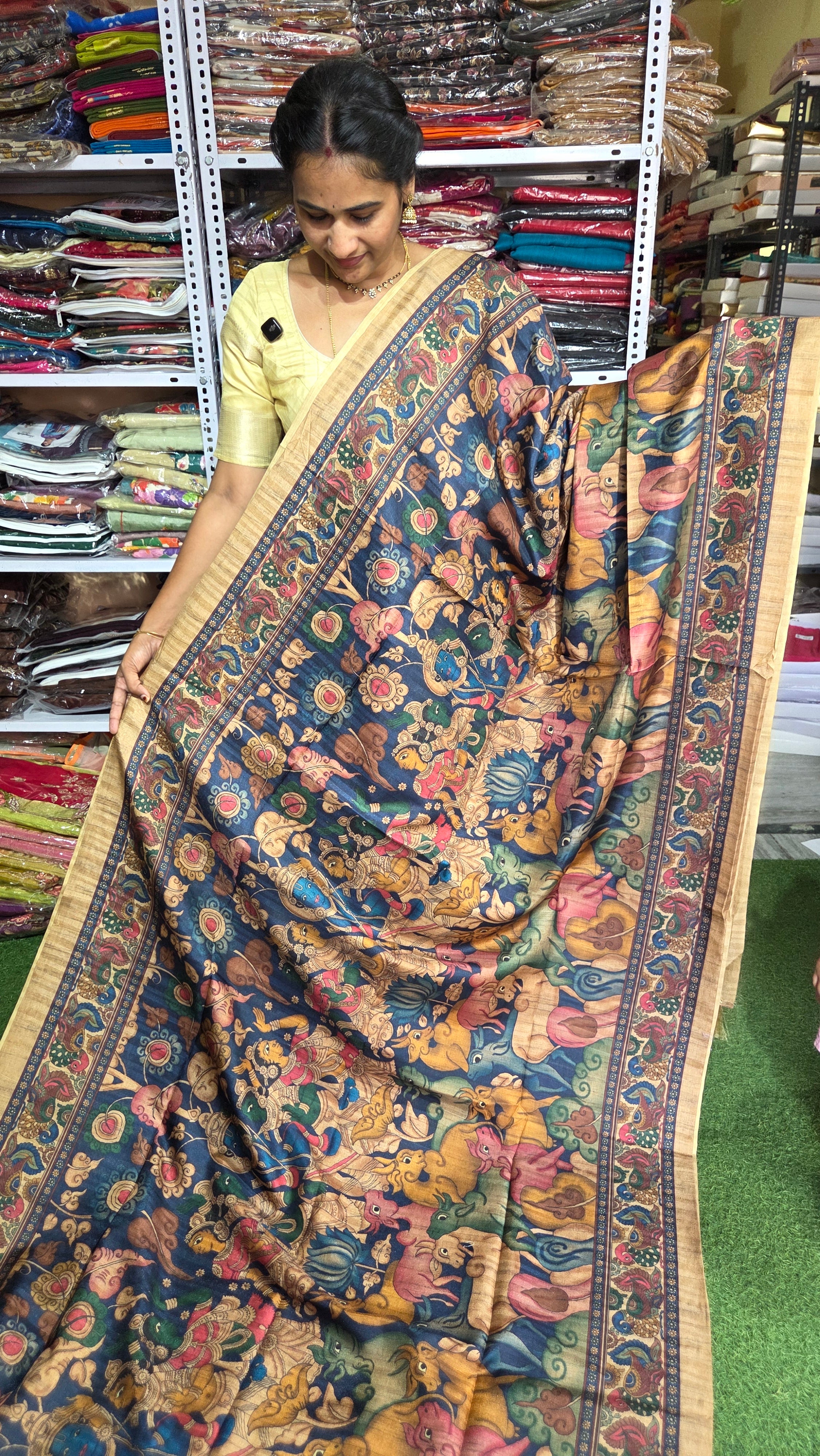 MRC118 Kalamkari Tussur